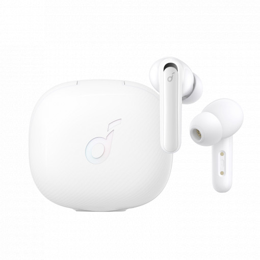 Casti Wireless Anker Soundcore Life Note 3 XR, Noise Cancelling, Alb