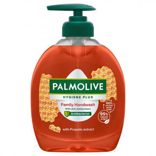 Sapun lichid Palmolive Hygiene Plus Propolis cu ingredient natural antibacterian, 300 ml
