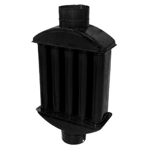 Recuperator Caldura Emailat / D[mm]: 130, C: negru mat
