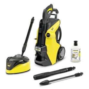 Aparat de spalat cu presiune Karcher K 7 Power Home,3000 W,motor racit cu apa, 180 bar, 600 l/h debit maxim, furtun de presiune 10 m, 3-in-1 Multi Jet , perie exterior T7 + detergent 3 in 1 - Img 1