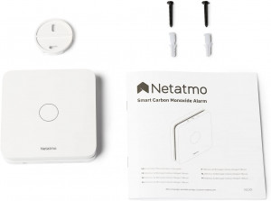 Detector Inteligent de Monoxid de Carbon Netatmo, NCO-IT, Wi-Fi, 85 db de alarma, certificari En 50291, Alb - Img 4