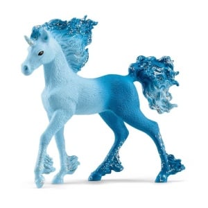 Figurina Schleich, Bayala, Elementa, Unicorn flacari de apa, manz - Img 1