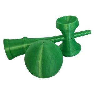 Kendama 3D print Beldeny, design simplu, 29cm, Verde - Img 5