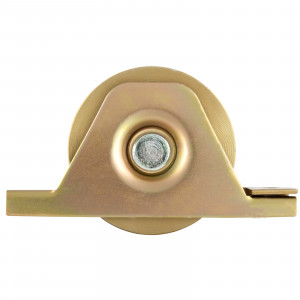 Roata Semi-ingropata tip V cu Suport si Rulment pentru Porti Culisante EvoTools, diametru 80 mm - Img 2