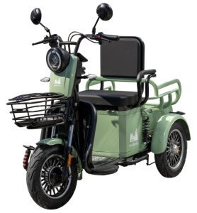 Triciclu Electric Persoane Deceneu TRP500, putere maxima 700W, 48V/20Ah, autonomie 35 km, verde, Fara Permis - Img 2