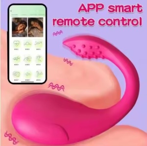 Vibrator pentru Femei cu 9 viteze, control prin aplicație, stimulare G-spot și anal, Roz - Img 4
