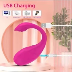 Vibrator pentru Femei cu 9 viteze, control prin aplicație, stimulare G-spot și anal, Mov - Img 7