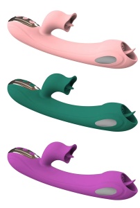 Vibrator Rabbit pentru Femei, Stimulator G-Spot si Clitoris, 10 Moduri de vibratie, Roz - Img 6