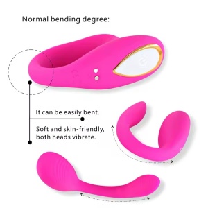 Vibrator flexibil cu Control prin Aplicație, Stimulare G-spot și clitoris, 10 Moduri de Vibratie, Roz - Img 4