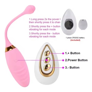 Vibrator pentru Chiloți cu Telecomandă Wireless, 10 moduri de vibratie, Rezistent la Apa, Roz - Img 4