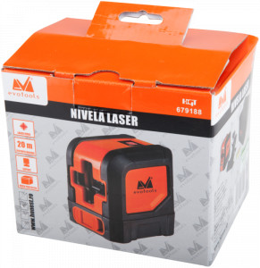 Nivela laser cruce Evotools, cu suport RLL, 20 m, 2 x AA, geanta transport - Img 4