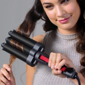 Ondulator REVLON Wave Master – Jumbo Waver RVIR3056UKE, 3 cilindri extra mari, 30 setari temperatura, invelis ceramic cu turmalina - Img 5