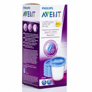 Recipient pentru depozitarea laptelui matern Philips Avent SCF619/05, 180 ml, 5 buc, de la nastere, fara BPA - Img 5