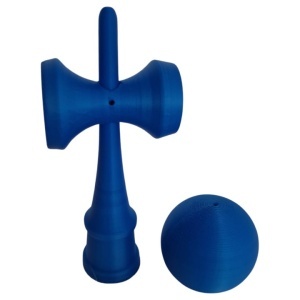 Kendama 3D print Beldeny, design simplu, 29cm, Albastru - Img 4