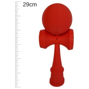 Kendama 3D print Beldeny, design simplu, 29cm, Rosu - Img 2