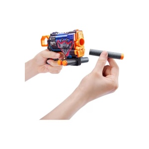 Set 2 blastere multicolore Skins Menace pentru Poppy Playtime cu 16 gloante, XShot - Img 4