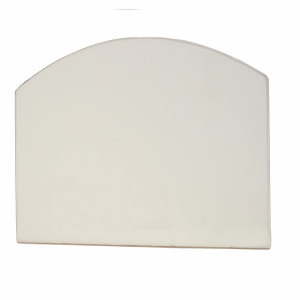 Sticla termorezistenta Mirage pentru usa soba semineu cu geam semirotund Cerbi 140x150 mm - Img 1