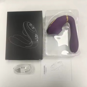 Vibrator cu Control prin Aplicație pentru Femei, 10 Moduri Stimulare G-spot si 10 Funcții de Aspirare pentru Clitoris, Mov - Img 6