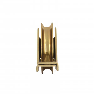 Roata Semi-ingropata tip R cu Suport si Rulment pentru Porti Culisante EvoTools, diametru 90 mm - Img 1