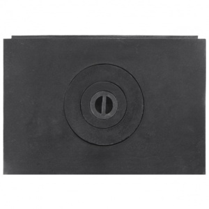 Set Recuperator caldura email, tip radiator maro, ø 120 mm + Plita din Fonta pentru Sobe 315x475mm, 1 Ochi cu doua Inele si Capac, Evotools - Img 3