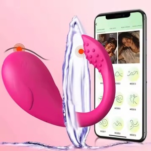 Vibrator pentru Femei cu 9 viteze, control prin aplicație, stimulare G-spot și anal, Mov - Img 2