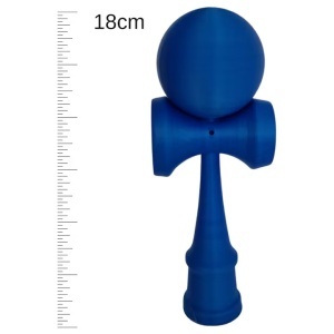 Kendama 3D print Beldeny, design simplu, 18cm, Albastru - Img 2