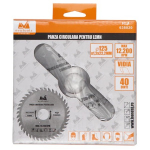 Panza Circulara Vidia Lemn Diamentru 125mm - Img 1