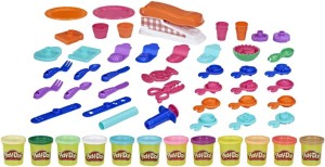 Plastilina Play-Doh set Bucatarie FUN FACTORY, 12 culori, peste 40 de accesorii, +3 ani - Img 7