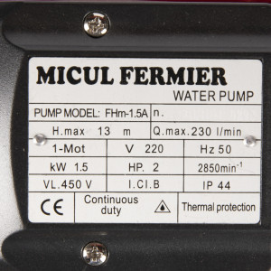 Pompa apa de suprafata FHM-1.5"A motor mic - Img 3