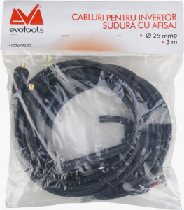 Set Cabluri de sudura 25mmp pentru Invertor, lungime cablu 3m - Img 2
