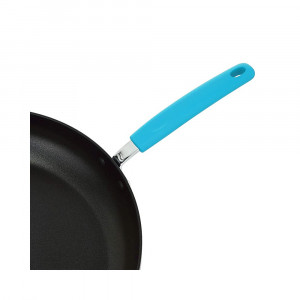 Tigaie Amazon Basics, 35.5cm, strat antiaderent, pentru toate suprafetele de incalzire, turcoaz - Img 4