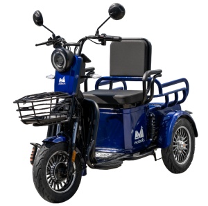 Triciclu Electric Persoane Deceneu TRP500, putere maxima 700W, 48V/20Ah, autonomie 35 km, albastru, Fara Permis - Img 2