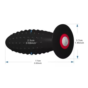Vibrator Anal cu Control prin Aplicatie, 10 Moduri de Vibratie, Rezistent la Apa, 7,7cm, Roz - Img 2