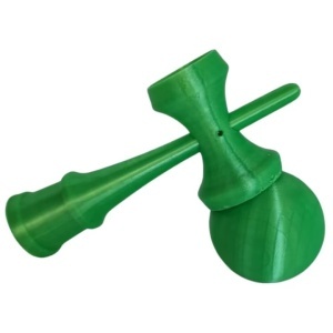 Kendama 3D print Beldeny, design simplu, 29cm, Verde - Img 4