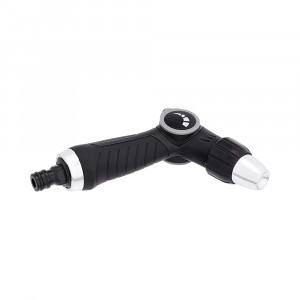 Pistol pentru stropit, adaptor presiune, 3 moduri de pulverizare, baza din aliaj de zinc, diametru prindere furtun 3/4, 19mm - Img 2