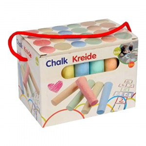Set Creta Colorata pentru desen pe Tabla sau Asfalt, 24 bucati - Img 1