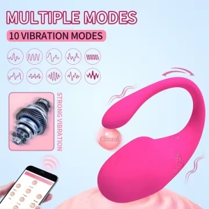 Vibrator Vaginal Kegel pentru Femei, Control Wireless prin Aplicație, 10 Moduri de Vibratie, Rezistent la Apa, Mov - Img 5