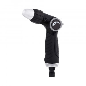 Pistol pentru stropit, adaptor presiune, 3 moduri de pulverizare, baza din aliaj de zinc, diametru prindere furtun 3/4, 19mm - Img 1