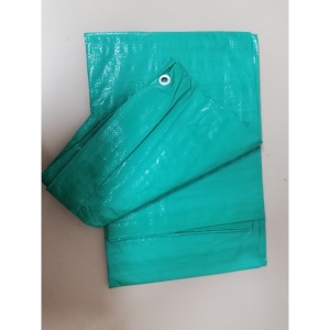 Prelata cu Inele Latime 6m, Lungime 8m, Greutate 120g/mp, Culoare Verde - Img 3