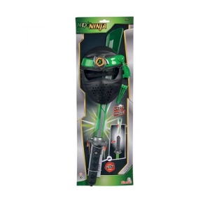 Set arma jucarie, Simba, Ninja sabie si masca, Verde/Negru, 60 cm, 3+ - Img 2