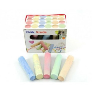 Set Creta Colorata pentru desen pe Tabla sau Asfalt, 24 bucati - Img 3