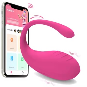 Vibrator Vaginal Kegel pentru Femei, Control Wireless prin Aplicație, 10 Moduri de Vibratie, Rezistent la Apa, Roz - Img 1