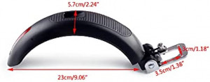 Ansamblu aripa frana spate potrivit pentru Ninebot Segway ES1 ES2 ES4, (14.01.0164.00) - Img 5