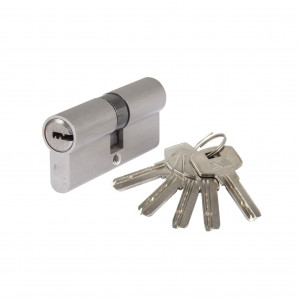 Butuc Alama Amprenta ETS Lungime:80mm, Tip Centrat, Dimensiuni 40+40, Culoare Nichel Periat - Img 1