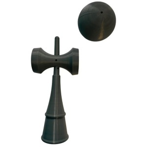 Kendama 3D print Beldeny, design simplu, 18cm, Gri - Img 5