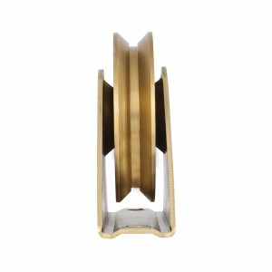 Roata Aplicata tip V cu Suport si Rulment pentru Porti Culisante EvoTools, diametru 60 mm - Img 1