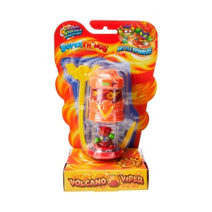 Set de joaca cu figurine Volcano Viper Battle Spinner SuperThings seria Rivals of Kaboom, 24,5 x 15,5 x 7 cm - Img 1