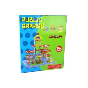 Set jucarii pentru copii, Lemn, Luka, 3 Nivele, Multicolor, 52x40x48cm - Img 3
