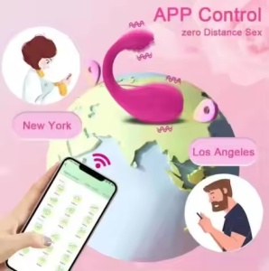 Vibrator pentru Femei cu 9 viteze, control prin aplicație, stimulare G-spot și anal, Roz - Img 3