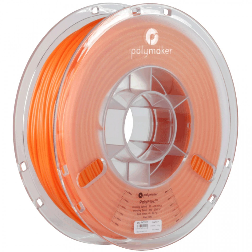 Filament Polymaker PolyFlex TPU 95A Orange 3Dinbox